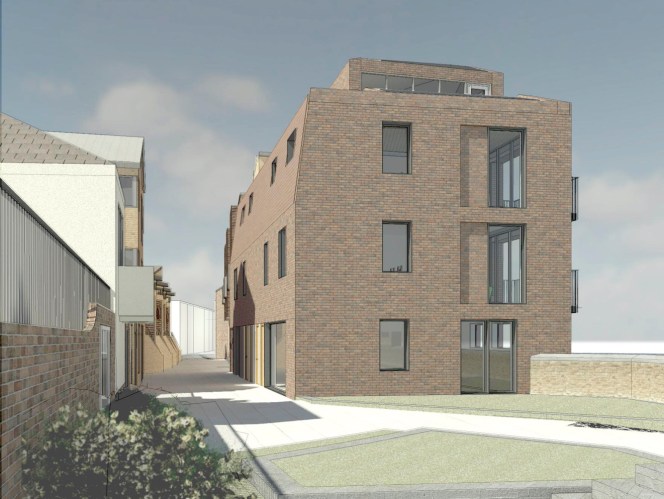 Rejected on appeal because of its ugly mansard